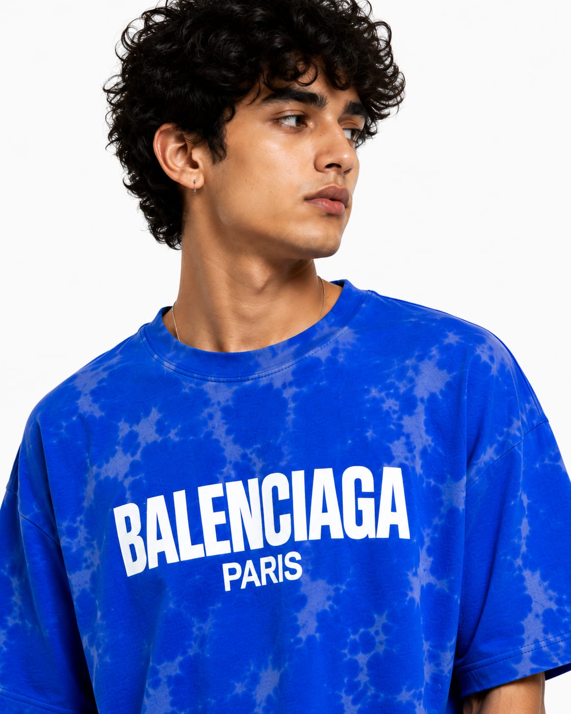 Acid Wash Oversized T-Shirt – Blue